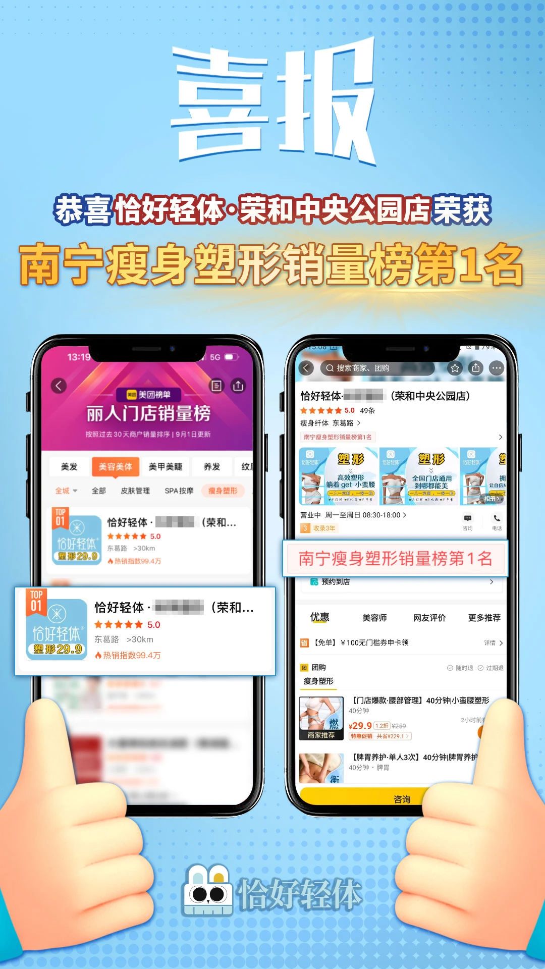 【厉害了】恭喜恰好轻体·浏阳天马路店|我们又又又拿第1啦！(图4)